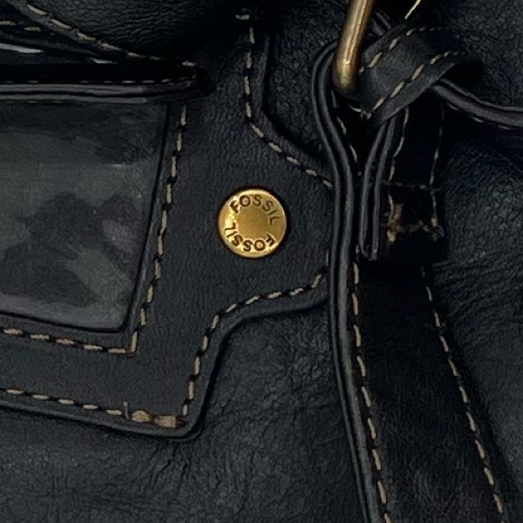 fOSSIL Leather Backpack with Front Pocket - Picture 9 of 9